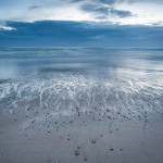 "Maré Baixa na Costa Nova na hora Azul"
